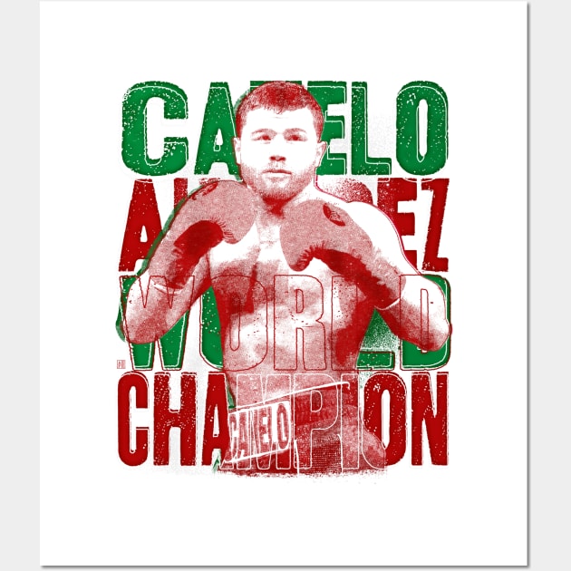 Canelo World Champion Wall Art by Aefe